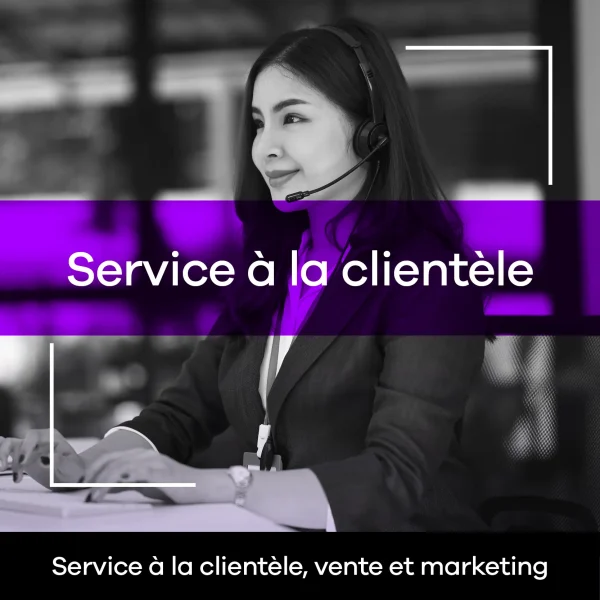 service à la clientèle et marketing